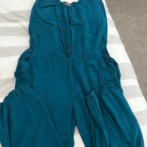 Tysa Women's Jumpsuit Claudette In Mediterranean color(teal)